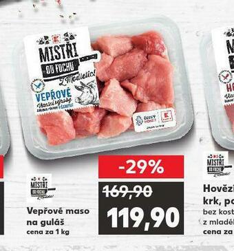 Kaufland Vepřové maso na guláš nabídka