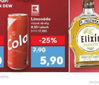 Kaufland Limonáda nabídka