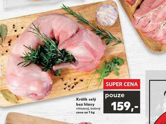 Kaufland Králík celý bez hlavy nabídka