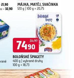 Terno Boloňské špagety nabídka