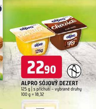 Terno Alpro sójový dezert nabídka