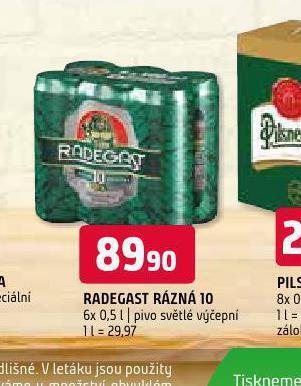 Terno Pivo radegast rázná 10 nabídka