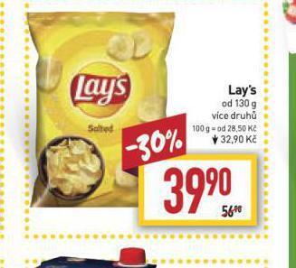 Billa Lay´s nabídka