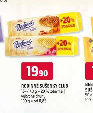 Terno Rodinné sušenky club nabídka