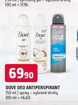 Terno Dove deo antiperspirant nabídka