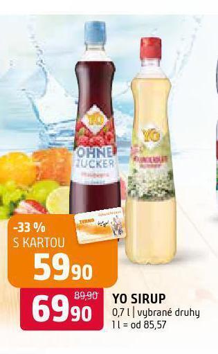Terno Yo sirup nabídka