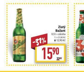 Billa Pivo zlatý bažant nabídka