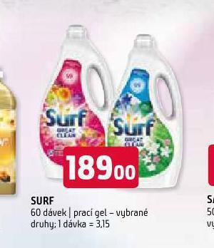 Terno Surf prací gel nabídka