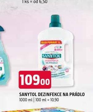 Terno Sanytol dezinfekce na prádlo nabídka