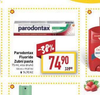 Billa Parodontax fluoride zubní pasta nabídka