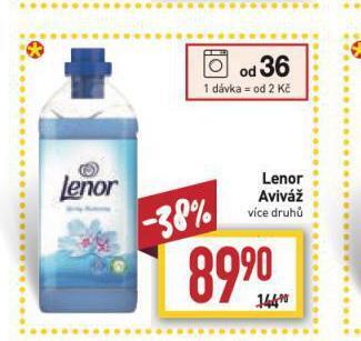 Billa Lenor aviváž nabídka