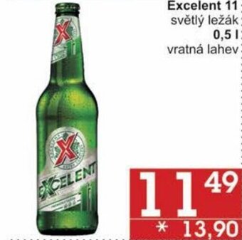 Excellent 11 světlý ležák 0,5l