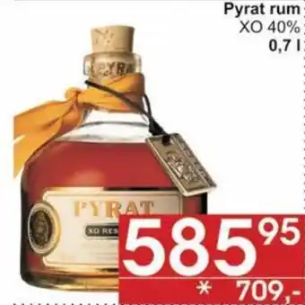 Pyrat rum XO 40% 0,7l