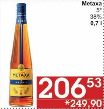 Jip Metaxa 5* 38% 0,7l nabídka