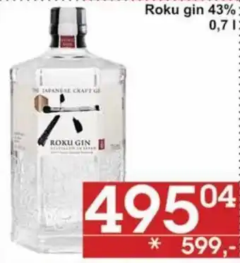 Roku gin 43% 0,7l