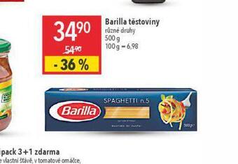 Globus Barilla těstoviny nabídka