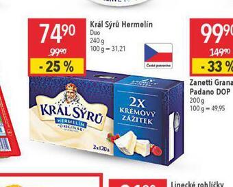 Globus Král sýrů hermelín nabídka