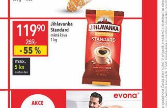 Globus Jihlavanka standard mletá káva nabídka