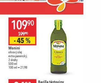 Globus Monini olivový olej nabídka