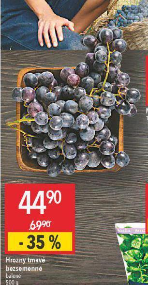 Globus Hrozny tmavé bezsemenné nabídka
