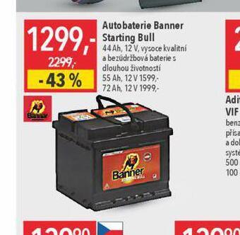 Globus Autobaterie banner starting bull 44 ah nabídka
