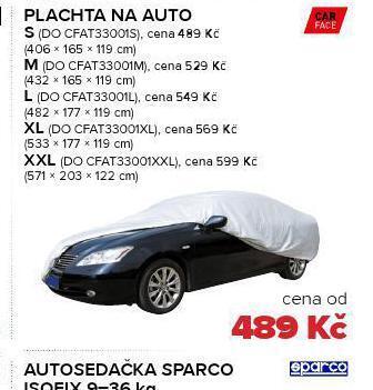 Auto Kelly Plachta na auto xl nabídka