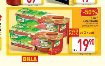 Billa Knorr bohatý bujon nabídka