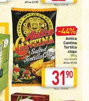 Billa Antica cantina tortilla chips nabídka