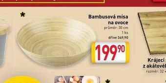 Billa Bambusová mísa na ovoce nabídka
