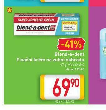 Billa Blend a dent fixační krém na zubní náhradu nabídka