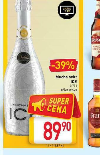 Billa Mucha sekt ice nabídka