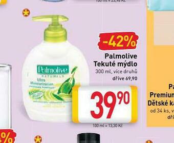 Billa Palmolive tekuté mýdlo nabídka