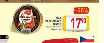Billa Viva pekelníkovy tousty nabídka