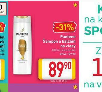 Billa Pantene šampon nabídka