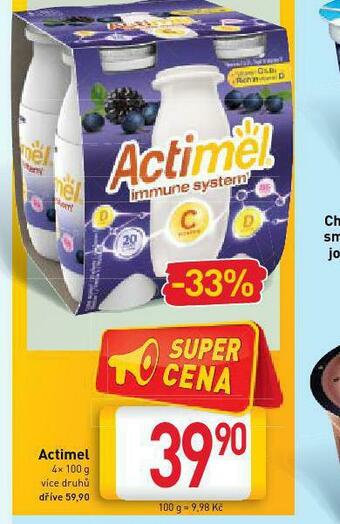 Billa Actimel nabídka