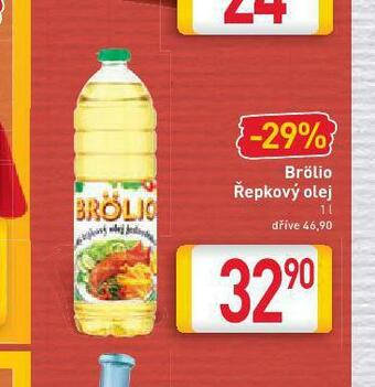 Billa Brölio řepkový olej nabídka