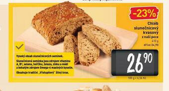 Billa Chléb slunečnicový kváskový nabídka