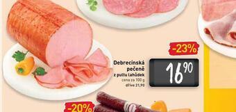 Billa Debrecínská pečeně nabídka