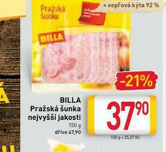 Billa Billa pražská šunka nabídka