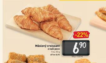 Billa Máslový croissant nabídka