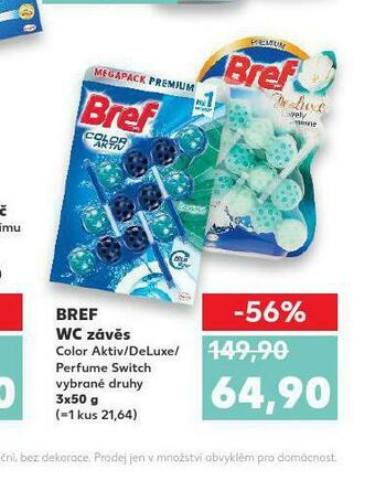 Kaufland Bref wc závěs nabídka