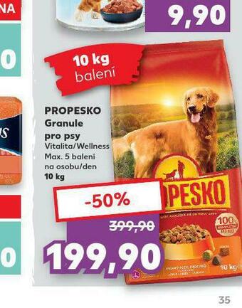 Kaufland Propesko granule pro psy nabídka