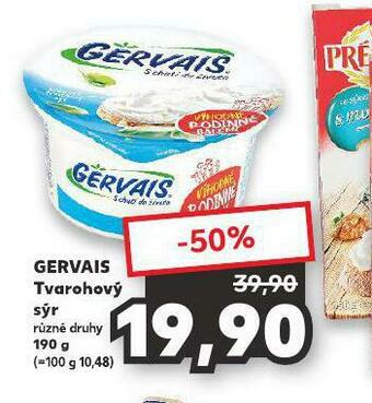 Kaufland Gervais tvarohový sýr nabídka