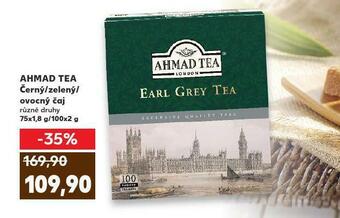 Kaufland Ahmad tea nabídka
