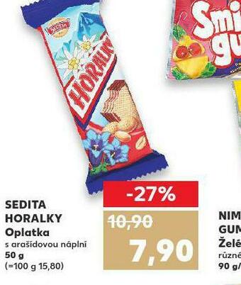 Kaufland Sedita horalky oplatka nabídka