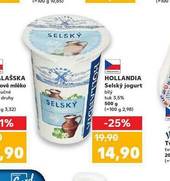 Kaufland Hollandia selský jogurt nabídka