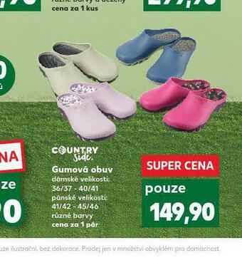 Kaufland Gumová obuv nabídka