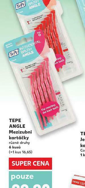 Kaufland Tepe angle zezizubní kartáčky nabídka
