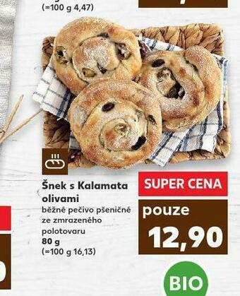 Kaufland Šnek s kalamata olivami nabídka