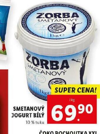 Lidl Smetanový jogurt bílý nabídka